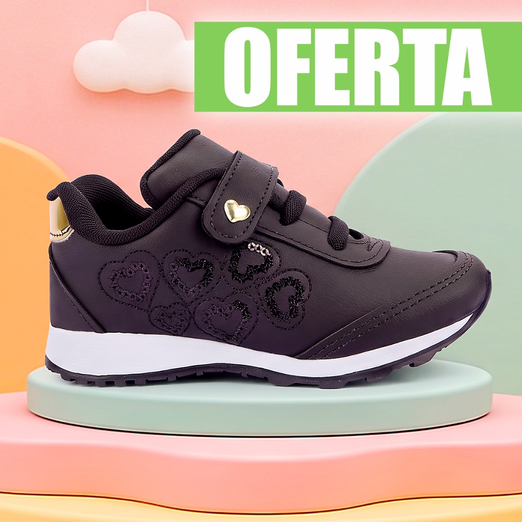 Tenis Infantil Feminino Menina Escolar Pronta Entrega