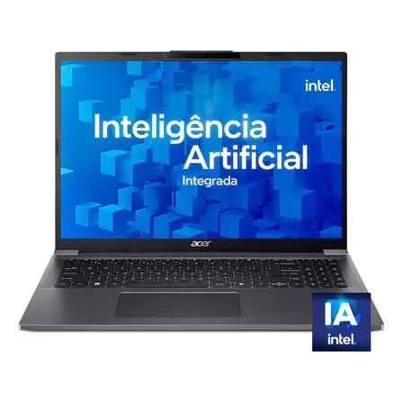 Notebook Acer Aspire 16 A16-71M-55H0 com IA | Intel Core Ultra 5 115U (NPU AI) • 16GB RAM • 512GB SSD • Tela 16” WUXGA • Windows 11