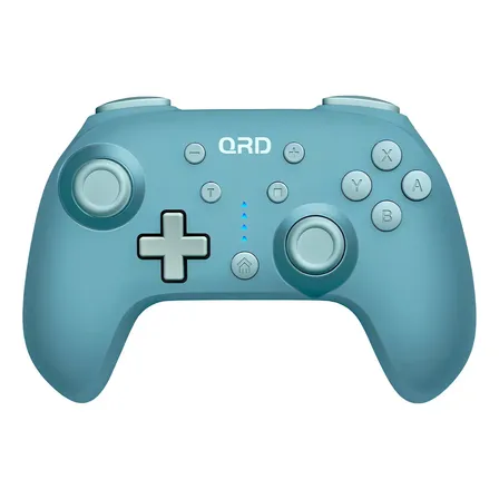 Controle Sem Fio Para Nintendo Switch 2/ Nintendo Switch 1 Oled Lite Pc Joystick QRD E5 Para Ios Android Azul