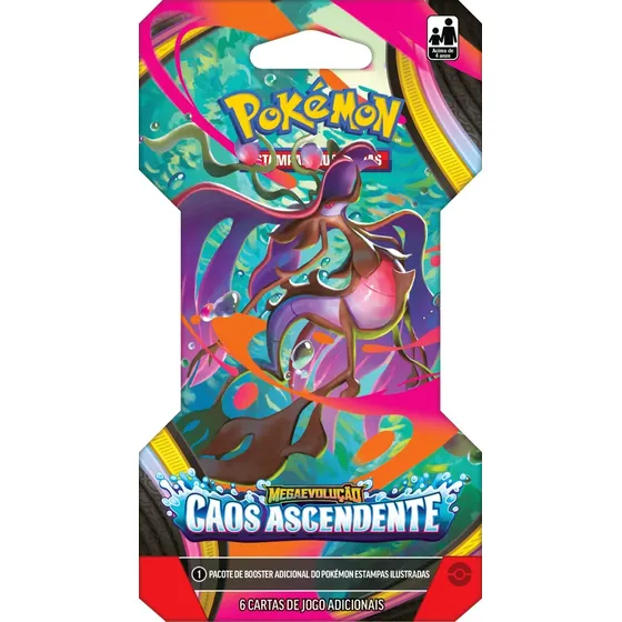 Blister Unitário Pokémon Copag Me04 Caos Ascendente