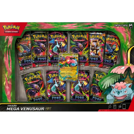 Box Pokémon Mega Venusaur Ex