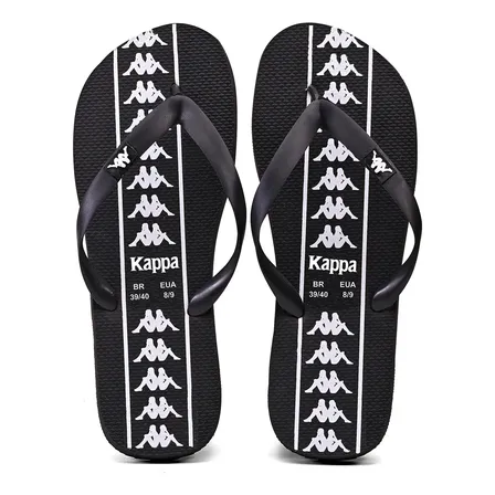 Chinelo Kappa Beach Adulto Unissex Em Borracha