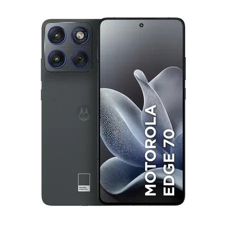 Smartphone Motorola Edge 70 5g - 512gb 24gb (12gb Ram+12gb Ram Boost), Ultrafino, 3 Cameras 50mp, Tela 1.5k Extreme Amoled 120hz - Gadget Gray