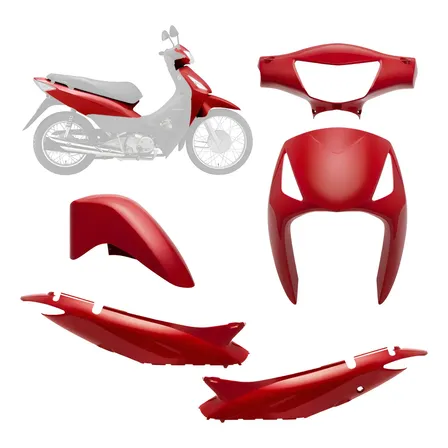 Kit Carenagem Moto Pro Tork Biz 125 Ks Es 2006 À 2010 + Nfe