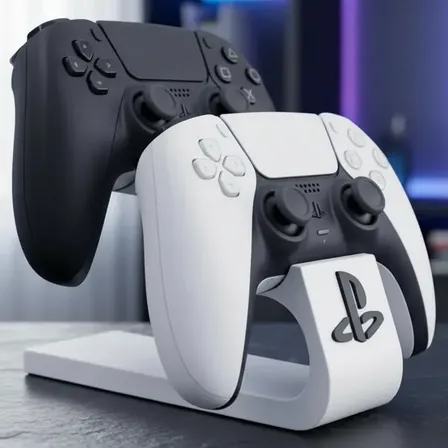 Suporte Duplo Para Controles Ps5 Ps4 Design Gamer Suporte